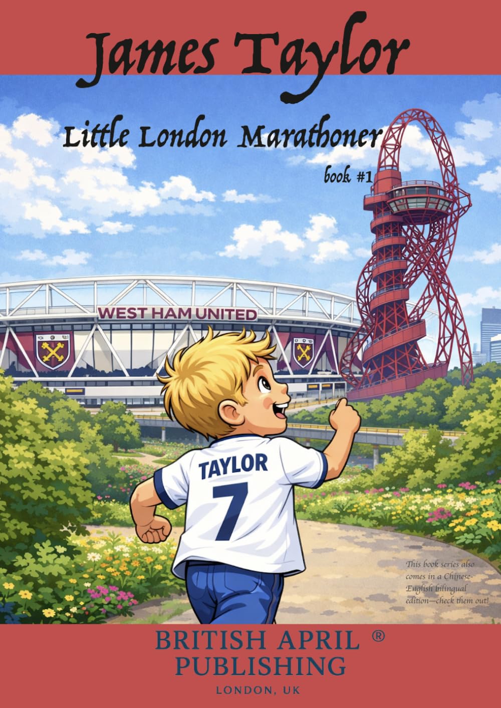 British April Publishing® James Taylor: Little London Marathoner - Kids Early Reading Delightful Picture Book (#1): (Elizabeth Taylor’s brother) Spark ... Stories (Kids Early Reading Picture Books)