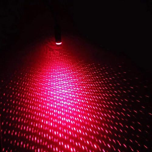 Miniatura 4 de SHTCSZBA - Proyector de estrellas USB de luz nocturna, proyector de cielo estrellado romántico ajustable, luz de automóvil, ambiente portátil, luz