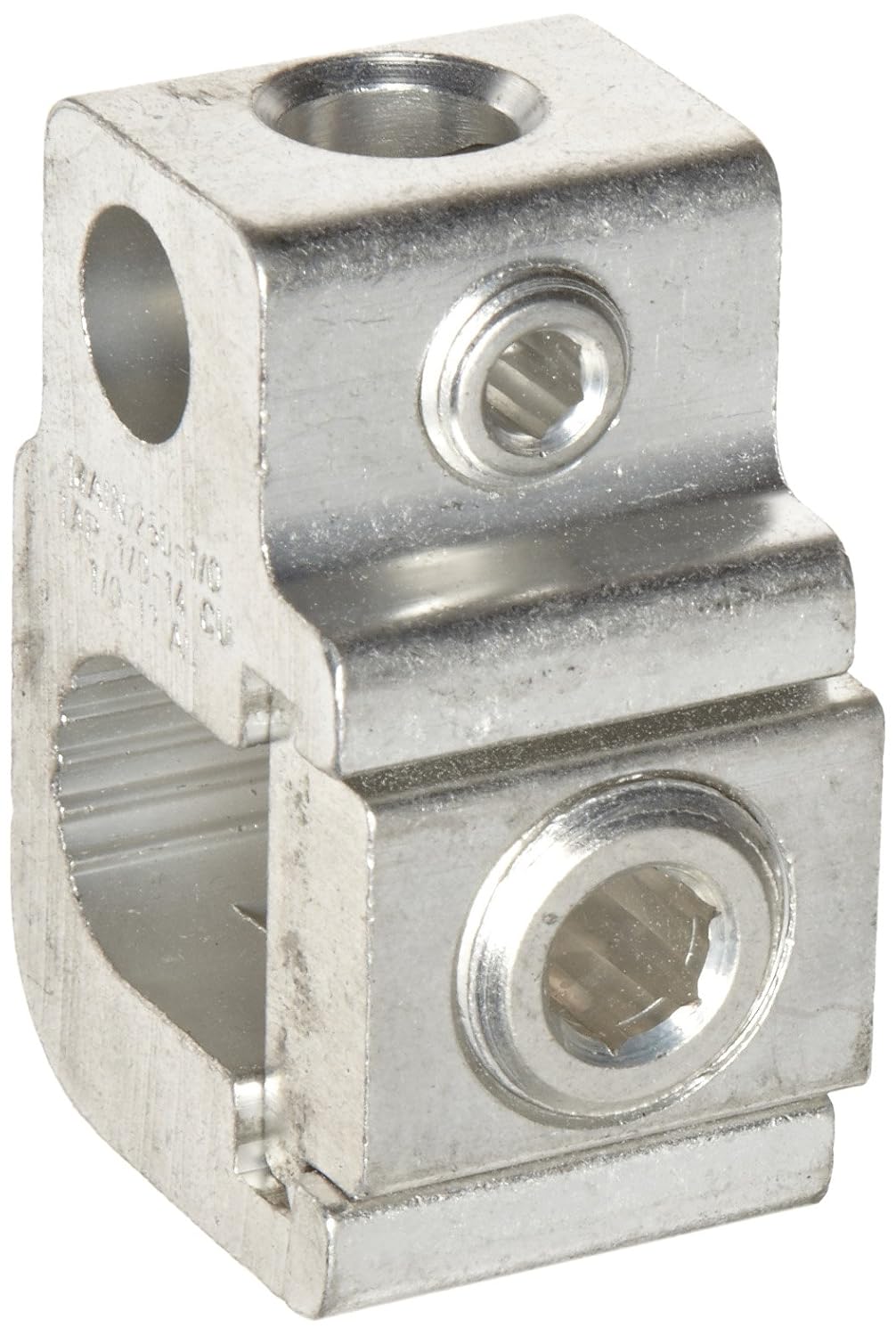 91020 Aluminum Parallel & Tee Tap Connectors Main: 350-4/0 Tap: 350-#6, 2-Pack