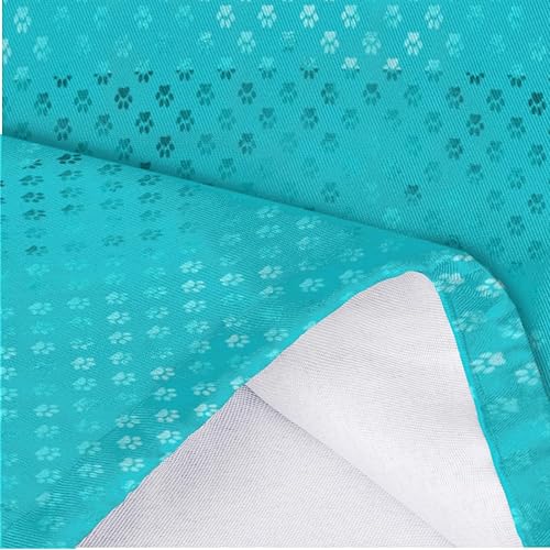 Miniatura 5 de Soporte para bolsas de plástico turquesa con estampado de patas, dispensador de bolsas de compras, organizador de almacenamiento de bolsas de