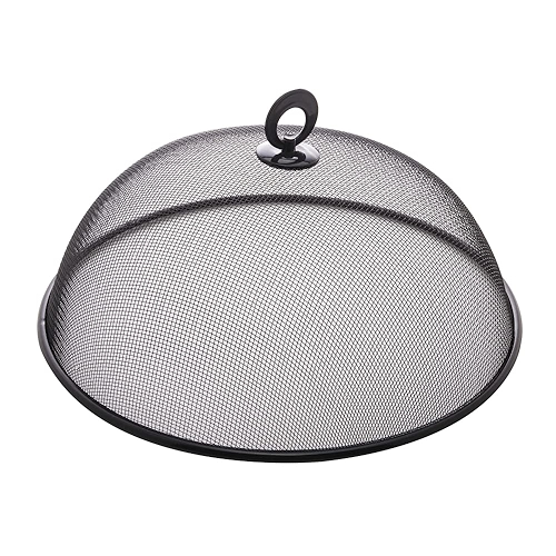 LYOR - Tela Protetora para Alimentos de Metal Revestida com Plástico Preta 30cm x 12cm LYOR - Tela Protetora para Alimentos de Metal Revestida com Plástico Preta 30cm x 12cm