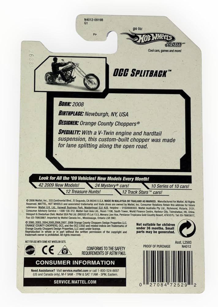 Amazon.com: Hot Wheels OCC Splitback : Toys & Games