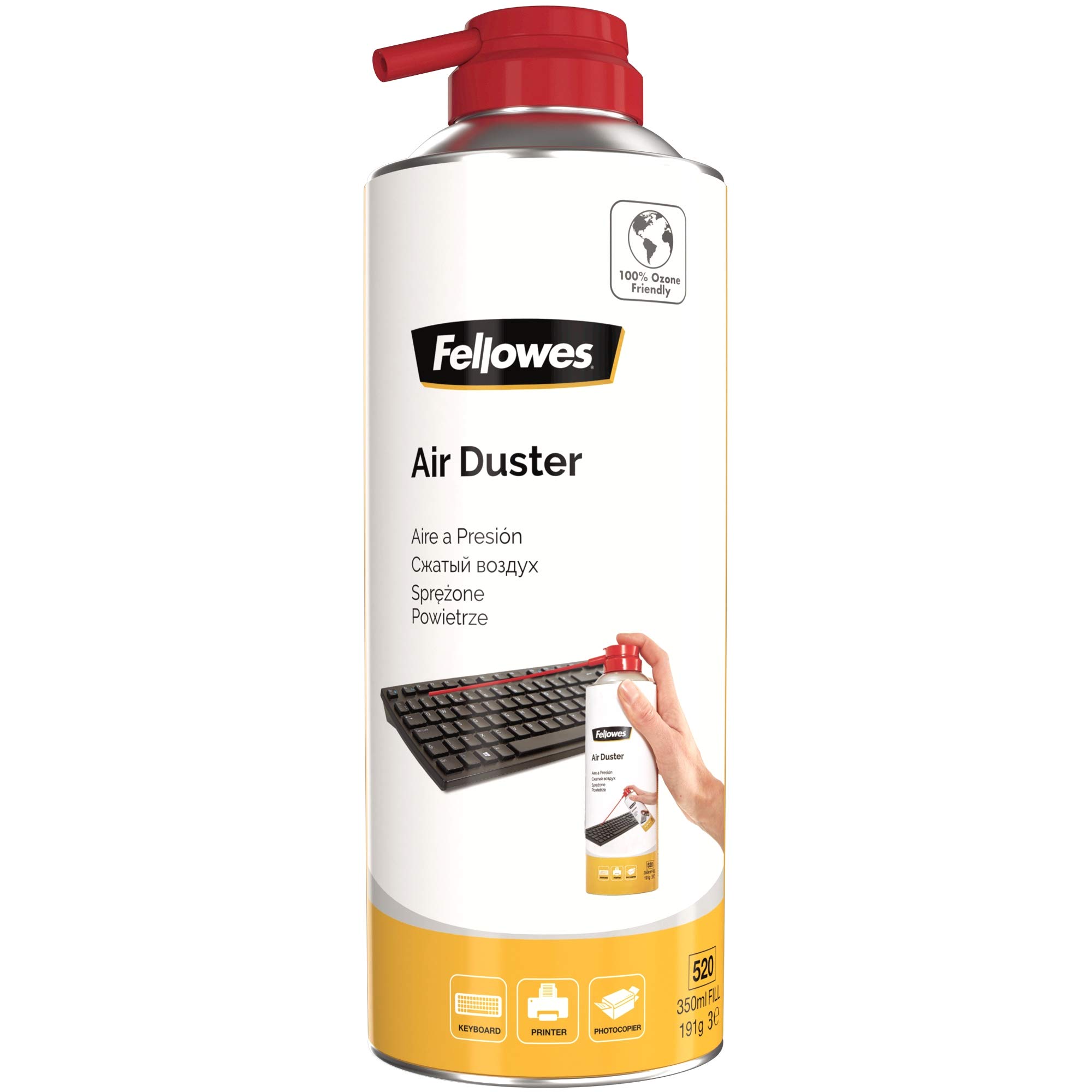 Fellowes Air Duster 520 ml Can / 350 ml Fill - HFC Free