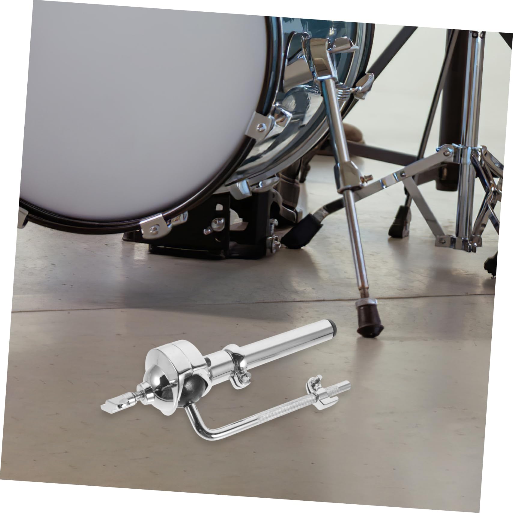 UPKOCH Supporto Per Tom Drum in Lega Di Zinco Leggero e Resistente, Staffa Singola Per Strumento a Percussione, Accessori Hardware Per Batteria Per Musicisti Principianti