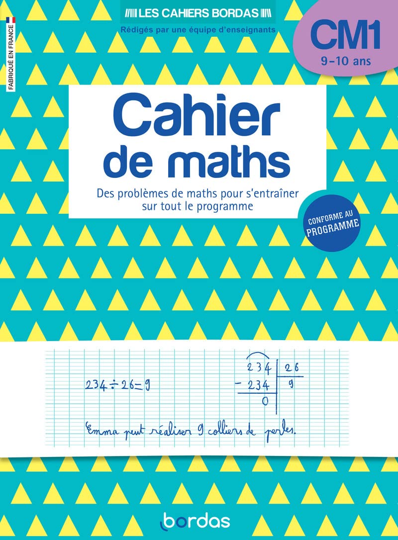 Cahier de maths CM1 : Charles, Alain, Blanchis, Françoise, Le Madec ...