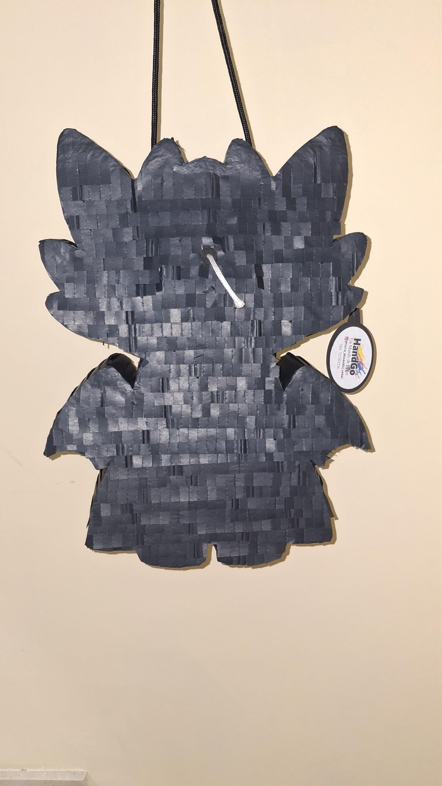 Piñata cumpleaños infantil hecha a mano (60x45x10 Centímetros)