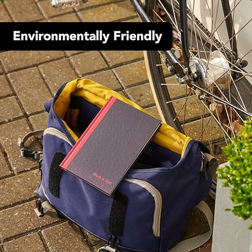 Miniatura 5 de Black n' Red Cuadernos, diarios de negocios, paquete de 2, 8-4 pulgadas x 5-78 pulgadas, 96 hojas, a rayas, papel óptico, tapa dura, encuadernado,