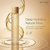 Vista 2 de May Coop Tónico de esencia hidratante de salsa cruda Tónico facial hidratante Tónico de arroz para pieles secas, sensibles y propensas al acné