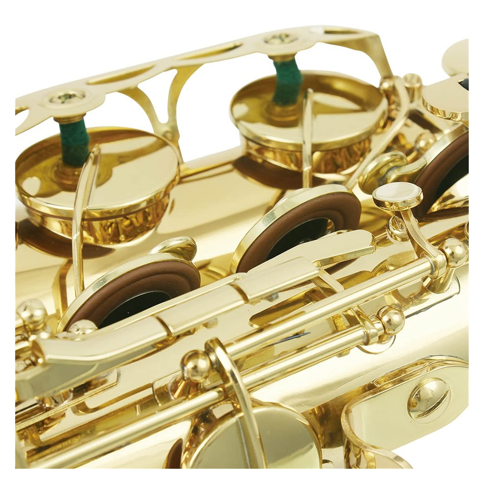 BB Tenor Sassofono Sax Scatolato Scatolato Perla Pulsanti di Conchiglia Bianca Perla Strumento di Vento con Caso Sassofono