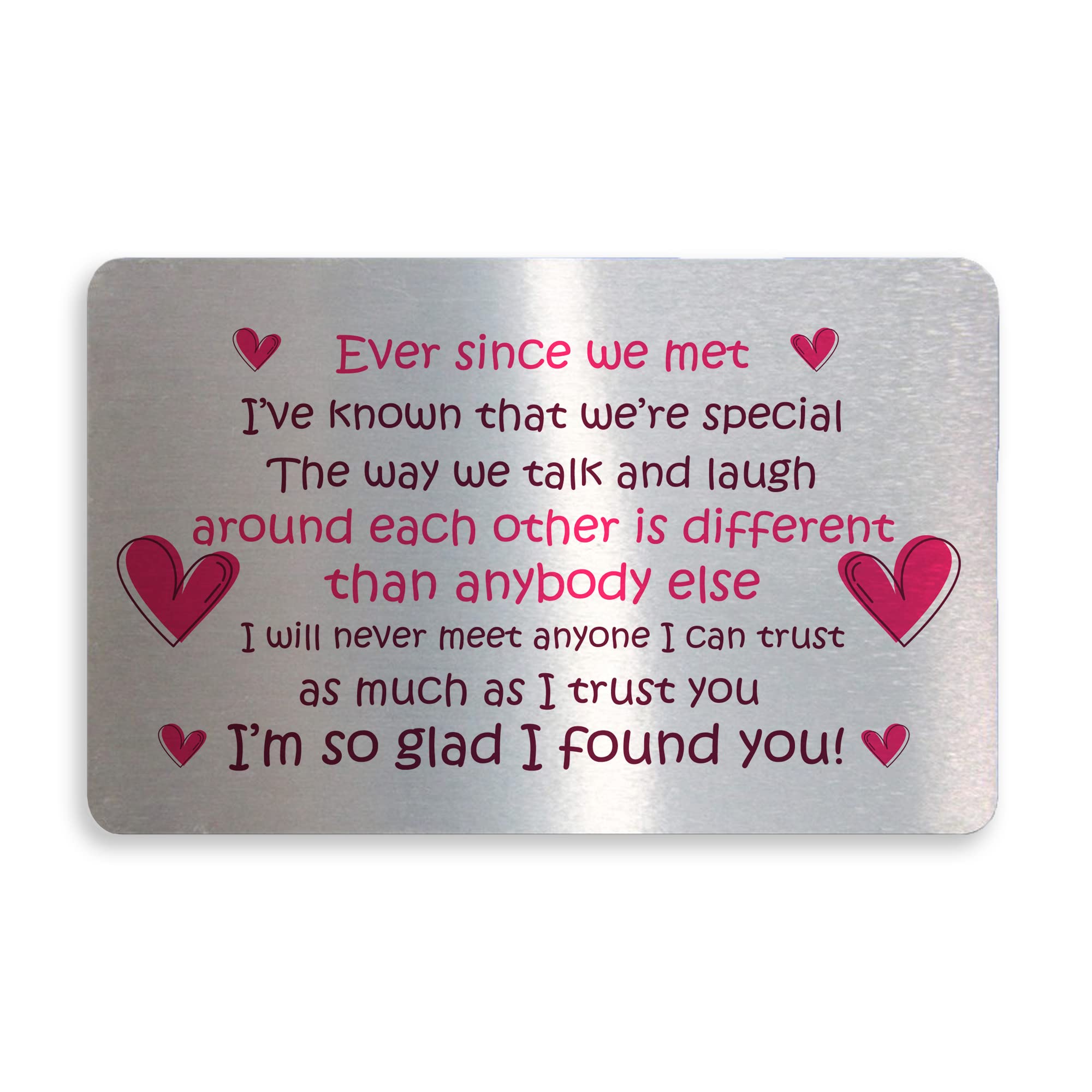 RED OCEAN Thank You Gift For Boyfriend Girlfriend Husband Wife Valentines Anniversary Present