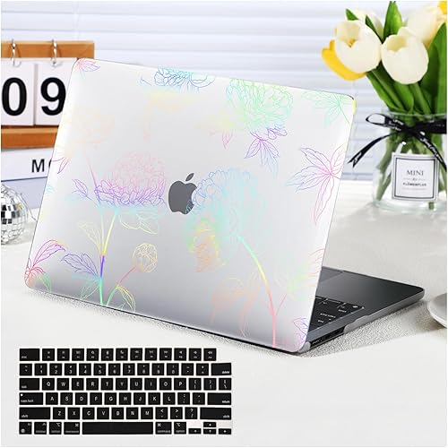 Miniatura 43 de Funut Funda compatible con MacBook Air de 15 pulgadas 2024 2023 versión M3 A3114 M2 A2941 con pantalla de retina líquida y Touch ID, carcasa rígida