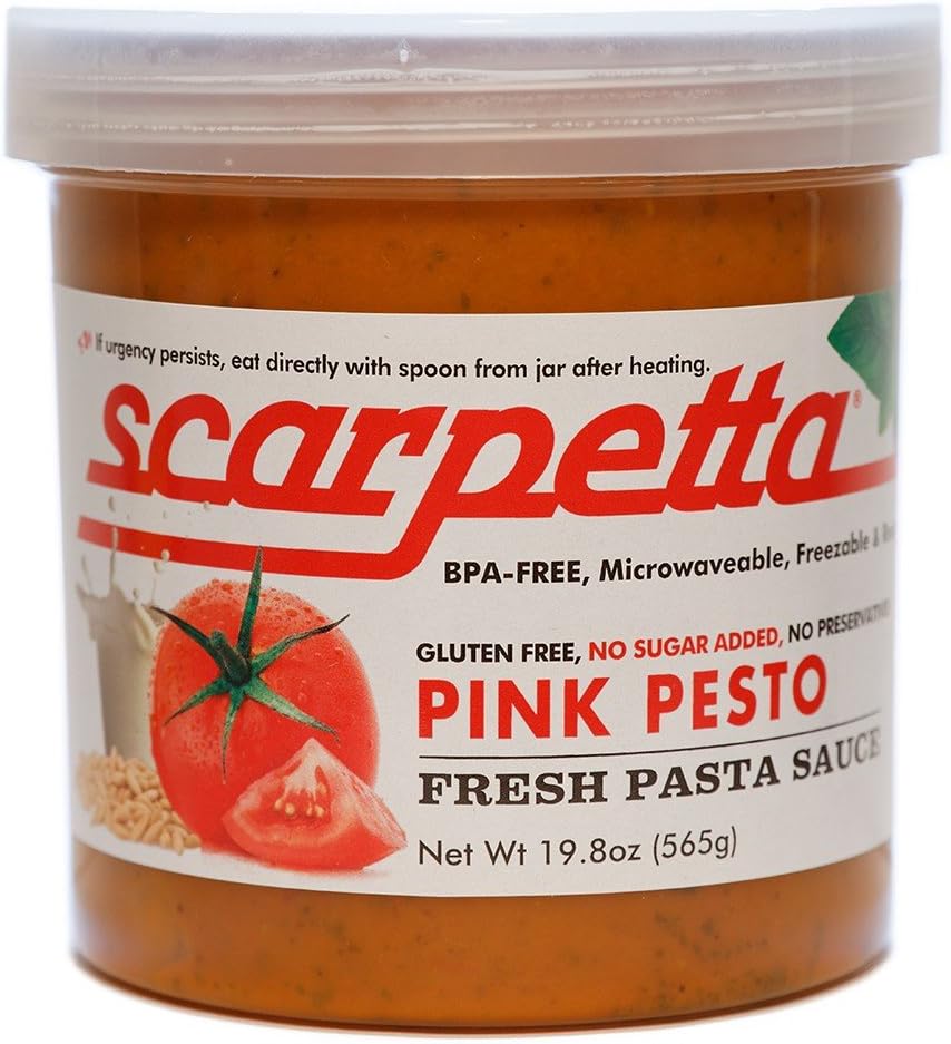 Scarpetta Pink Pesto, 19.8-Ounce Jar (Pack of 4)