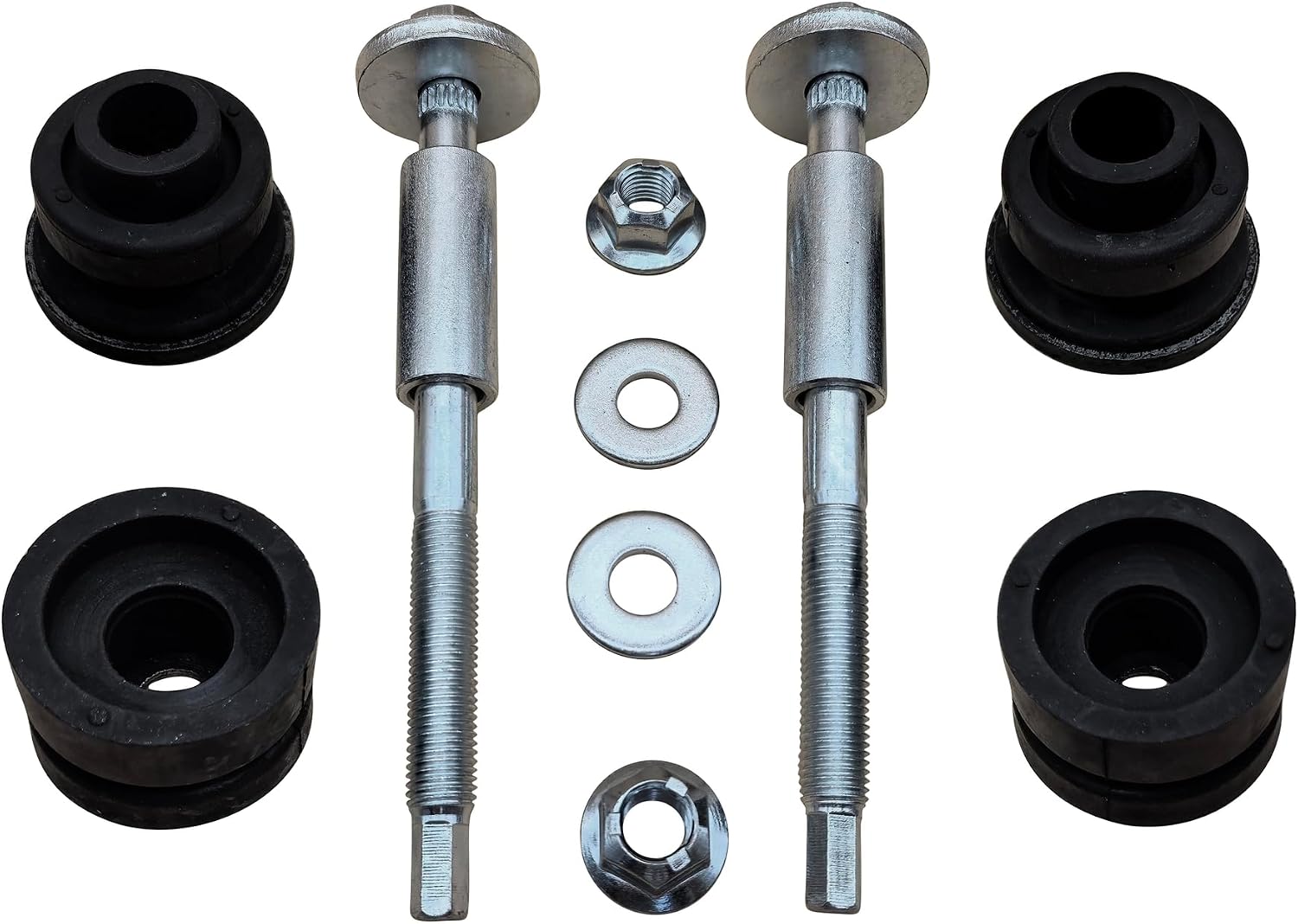 Pair Front Body Cab Mount Bushing Kit For 2005-2018 Toyota Tacoma Body Position 1 include Upper Lower Bushings,Bolt,Nut #924267,924-267