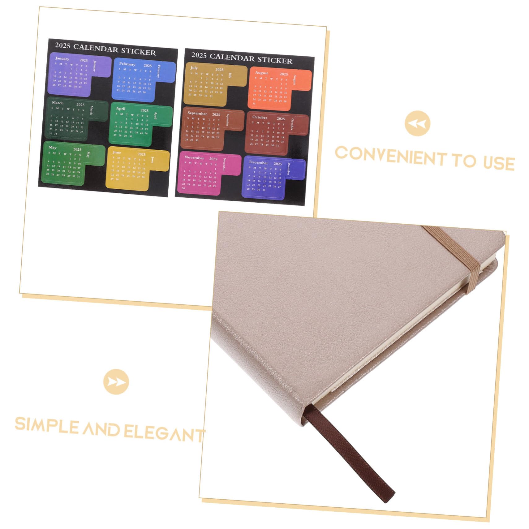 Notizbuch Planer mit Monatsplaner Organizer und Studienplaner für Persönliche Ziele und Aufgabenplanung Schreibheft aus Robustem Papier für Schüler und Büroangestellte