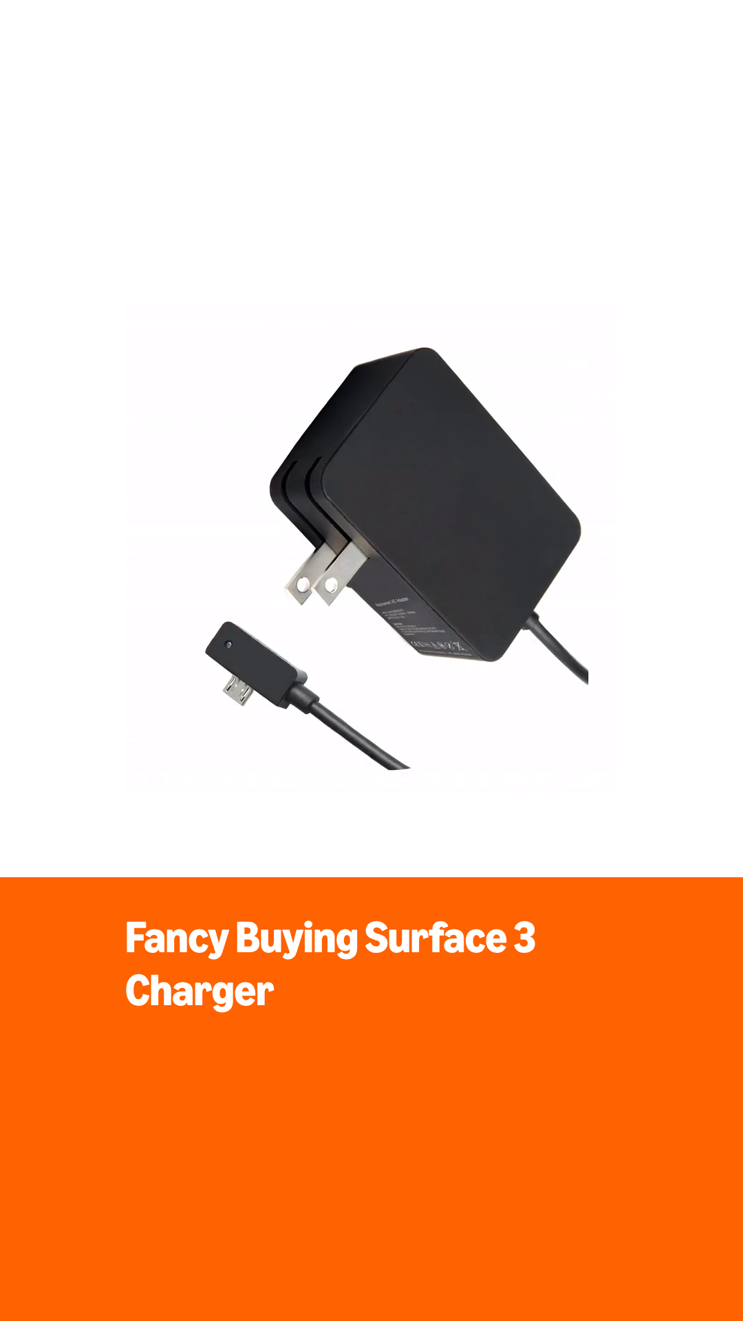 Amazon.com: Fancy Buying 13W 5.2V 2.5A Surface 3 充電器AC 電源轉接