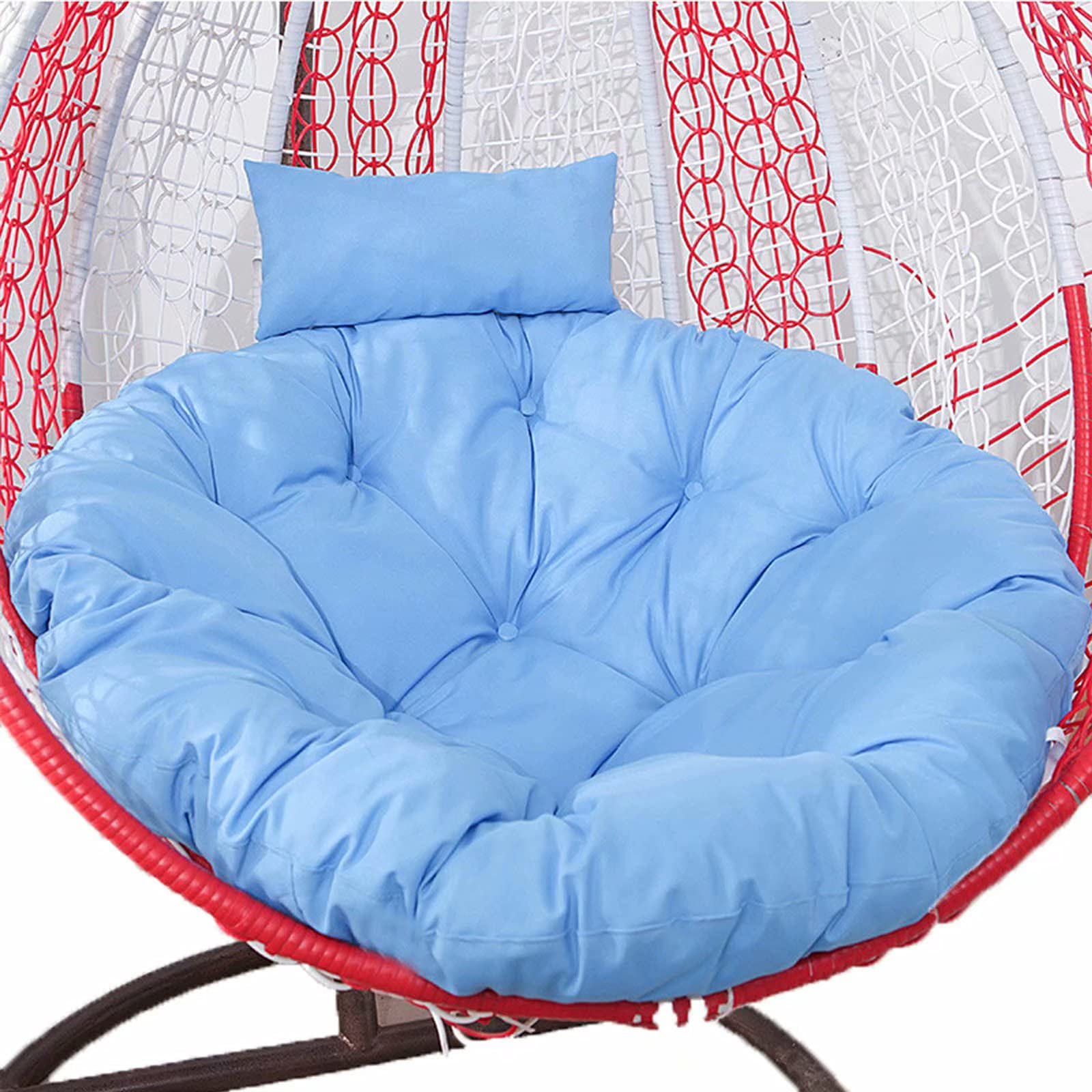 ERTsrhFD Outdoor Cushions, Hanging Chair Cushion Only, Swing Replacement, Hammock(Blue)