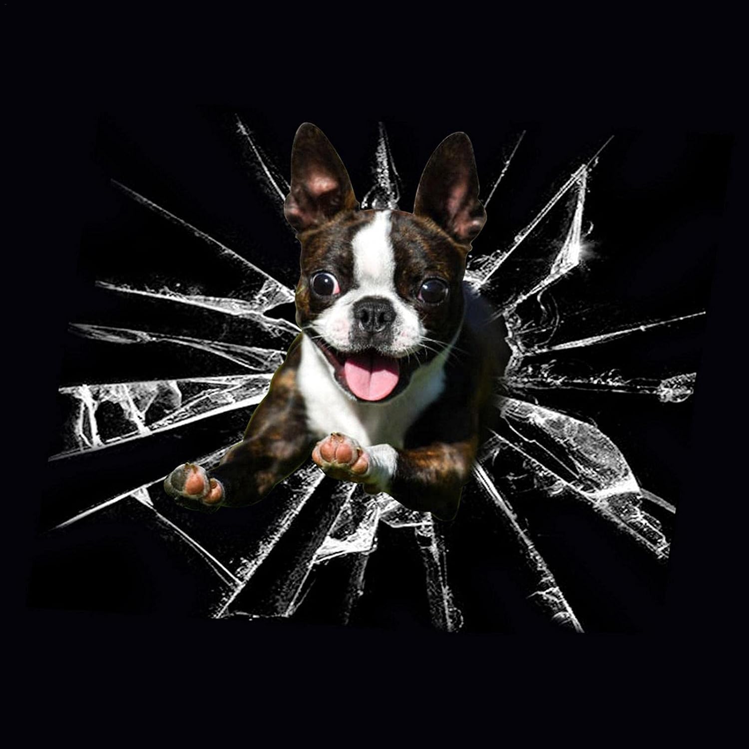 Surd 車のステッカー 犬 動物ステッカー カーステッカー 車 トラック ステッカー ペットステッカー 車飾り Pvc素材 取り付け簡単 おしゃれ 汎用 自動車 改装 3d 傷隠し 防水 Diy装飾ステッカー 壁 窓 ラップトップ スノーボード サーフィン モーターサイクルモデル 30xcm