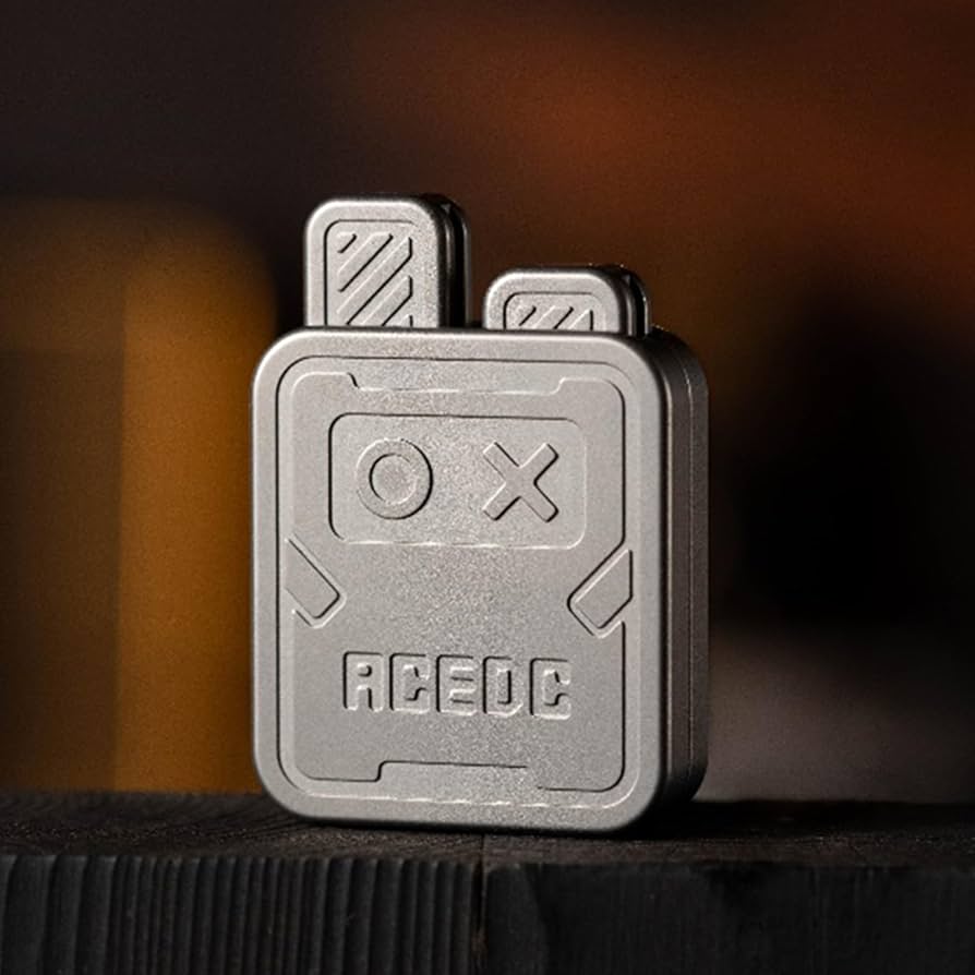 ●ACEdc Rabbot チタン製 フィジェット トイ● Amazon.com: KDEDC Rabbot Fidget Slider - Mechanical Bouncing