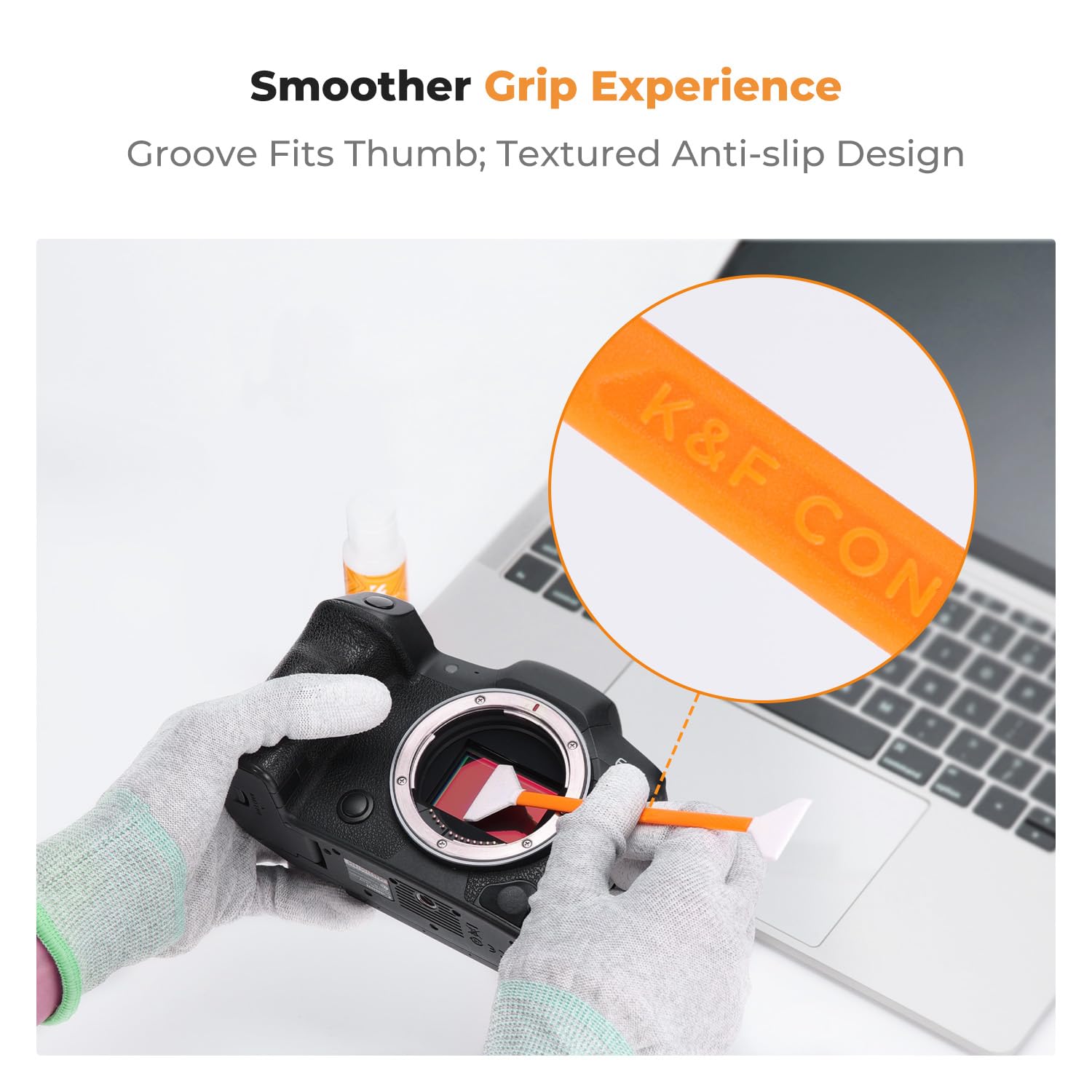 Accessorio Per Fotografi Kit Di Pulizia Sensore Fotocamera Pixel - Foto 5