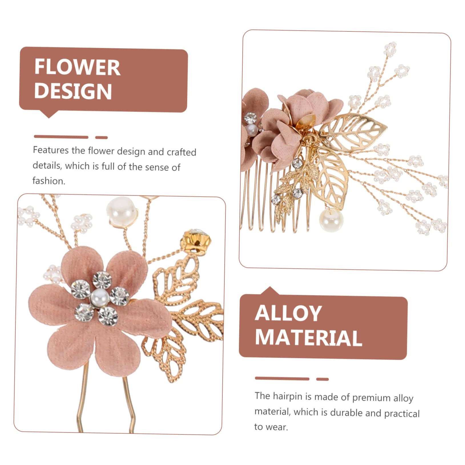minkissy 15stücke Hochzeit Haarschmuck Teiliges Vintage Haarspangen Für Bräute Und Brautjungfern Eleganter Haarschmuck Mit Blumenmotiv Für Hochzeiten Und Besondere Anlässe