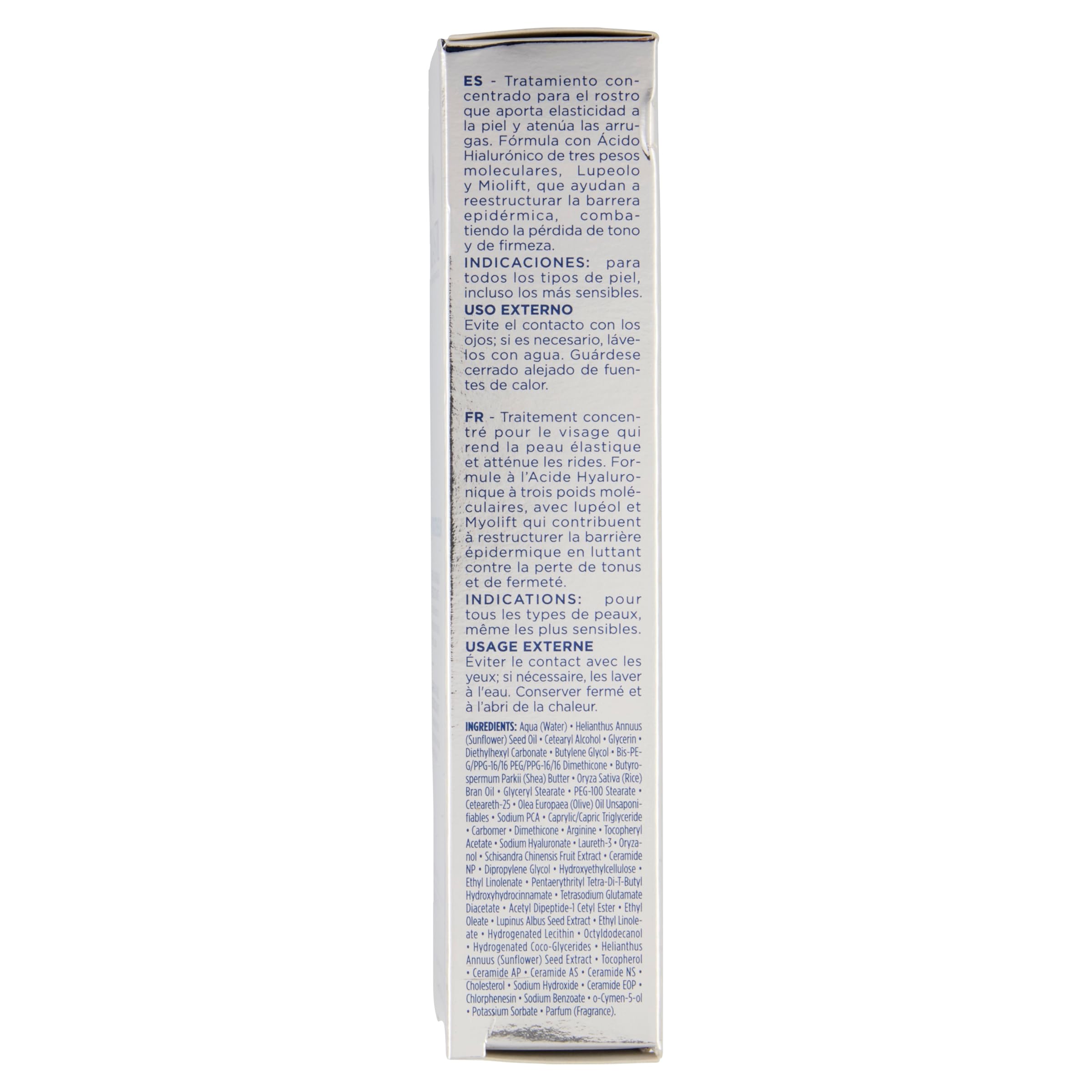 Rilastil Crema Viso Hydrotenseur Antirughe Ristrutturante Texture Leggera con Acido Ialuronico e per Pelli ml Confezione 40