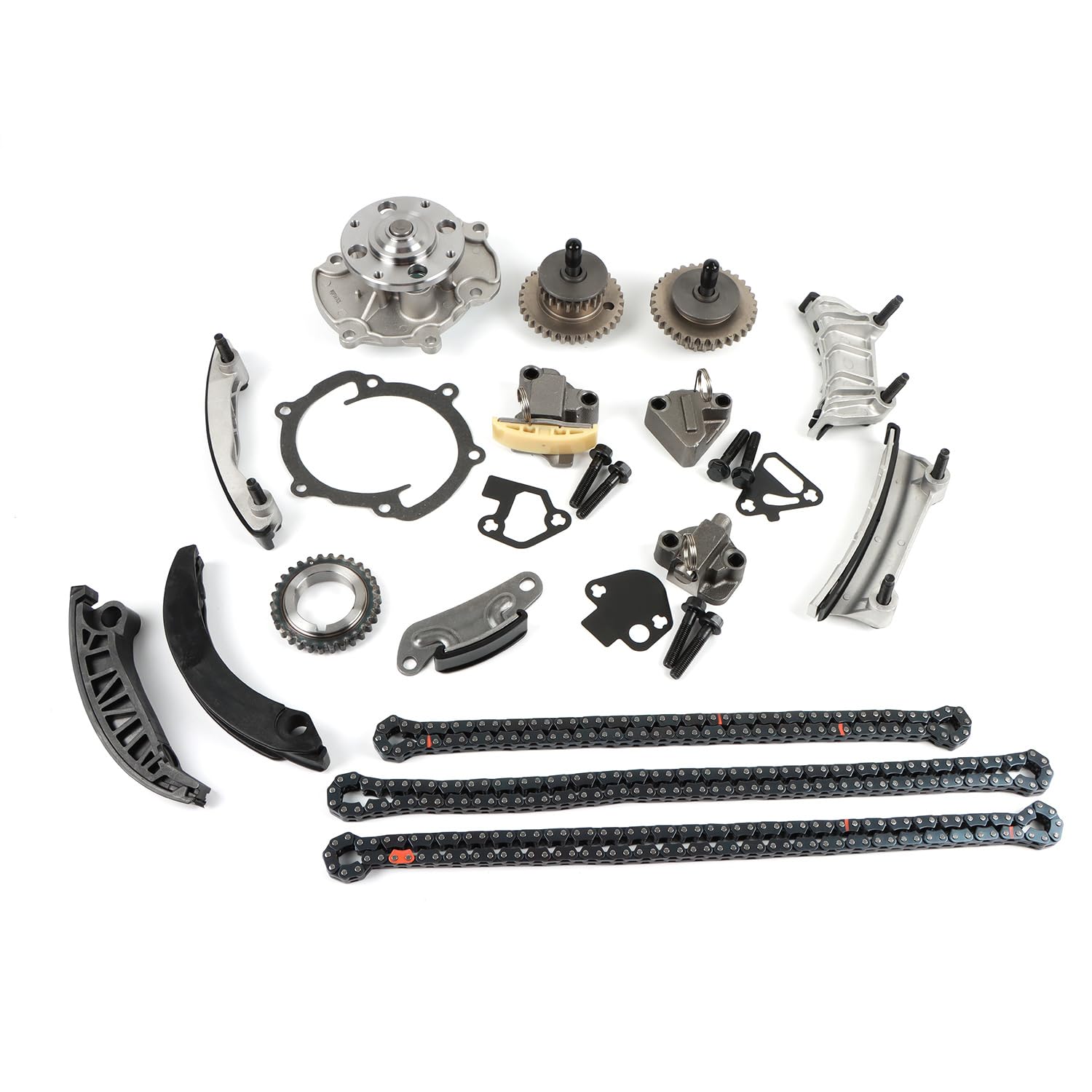 Daysyore 9-0753S Timing Chain Kit With Oil Pump & Water Pump & Solenoid Fits for CTS/XTS/SRX/ATS for CAMARO/CAPTIVA SPORT/EQUINOX 3.0L 3.6L