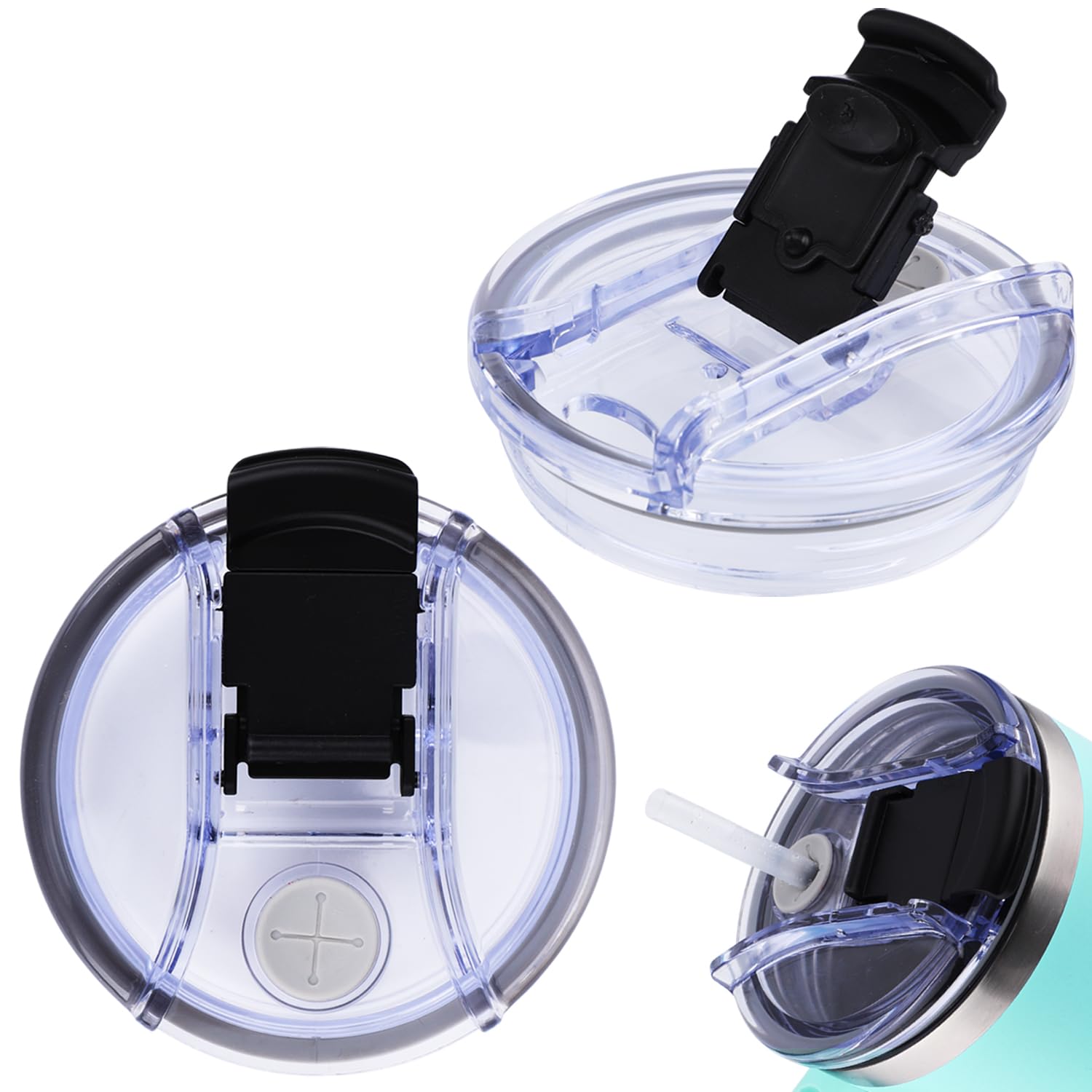 Coperchi Di Ricambio Per Stanley 40oz - Antiperdita, Verde, 2 Pezzi - Foto 13