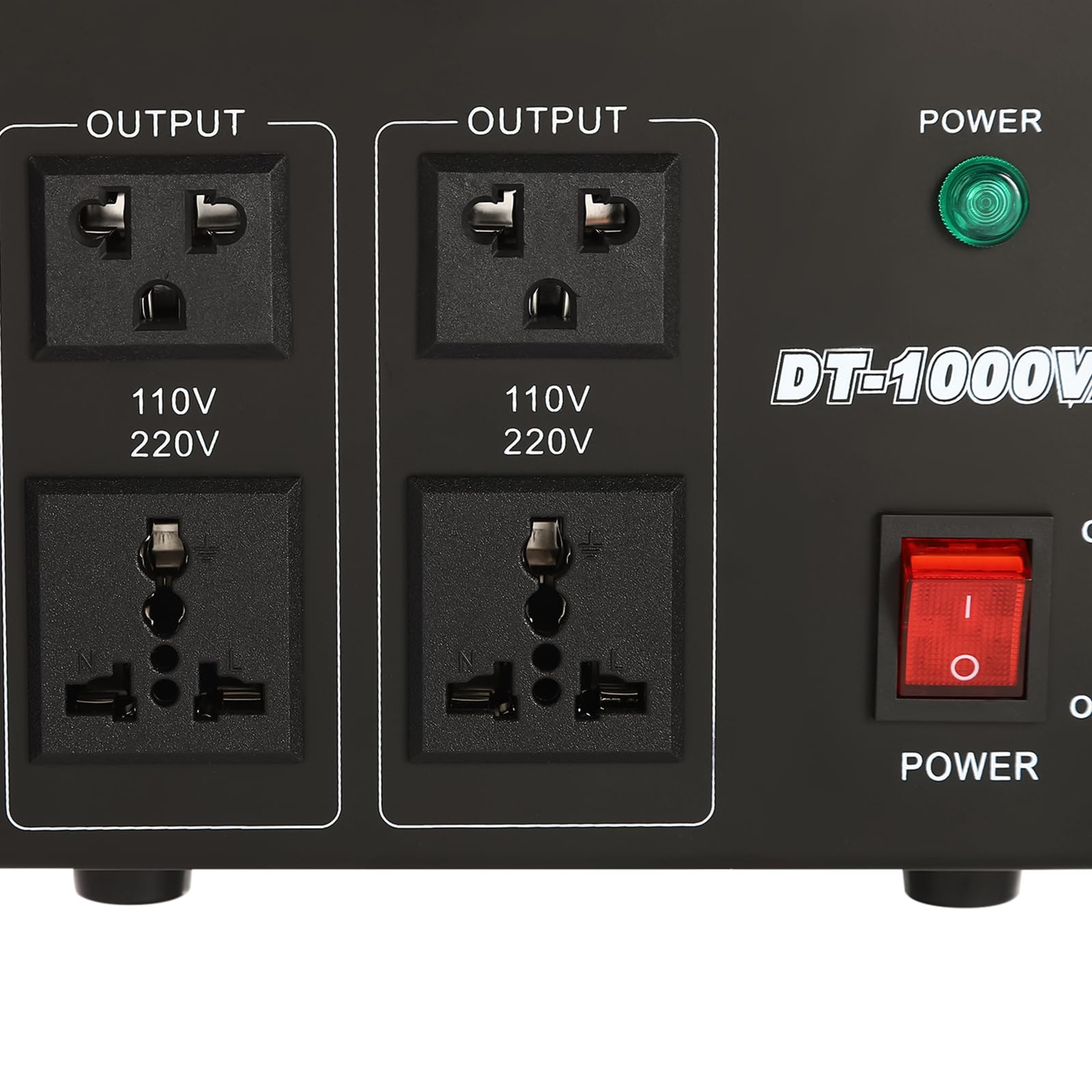 Trasformatore di tensione da 1000 W, 220 V a 110 V, 110 V su 220 V, con spina di tensione e verso il basso, per uso domestico e commerciale