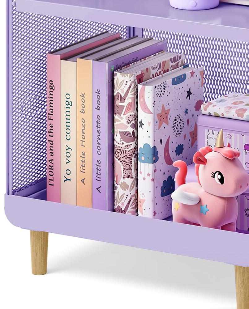 Amazon.com: SYKIARIOL Kids Nightstand for Girls, Metal Bedside