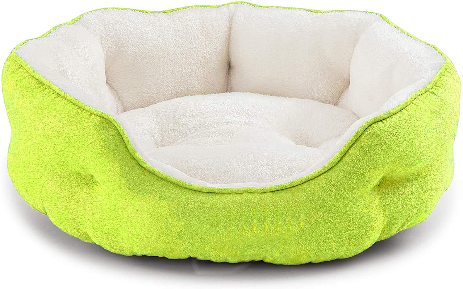 PAWSOME Round Cat Bed for Indoor Cats Clearance Washable Dog Bed for Puppy and Kitties with Slip-Resistant Bottom, Plush Flannel Pet Supplies XL Green (B08X1DS6X1) Amazon Price History, Amazon Price Tracker