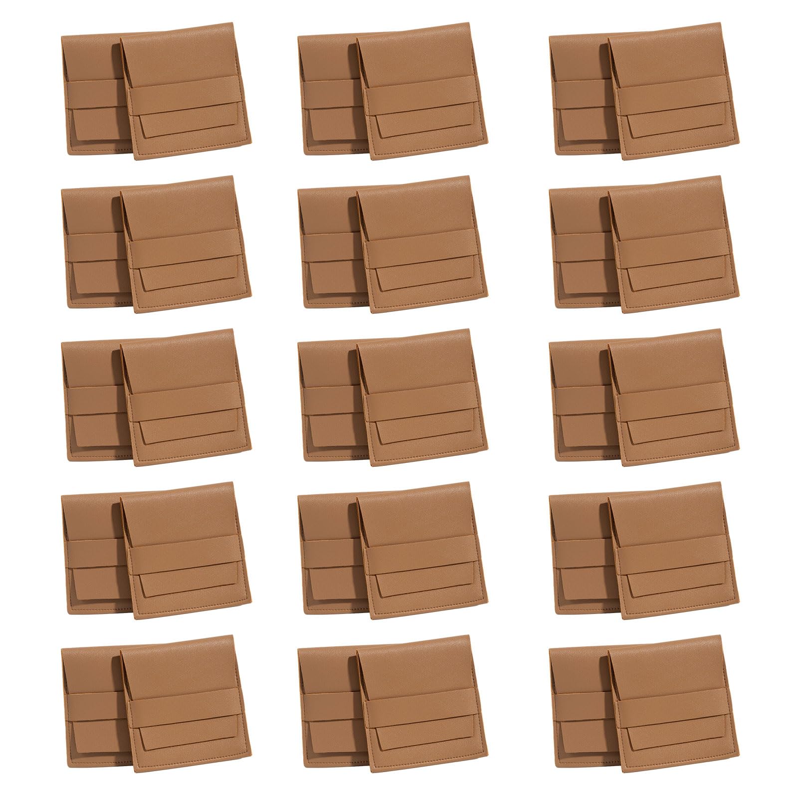 Bolsas de regalo de piel sintética para joyas | Pack de 30 saquitos de PU para collares y anillos
