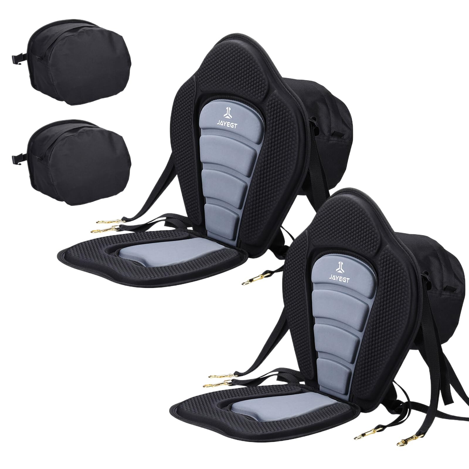 JAYEGT Kayak Seat Deluxe Padded Back Canoe Seat with Back Support