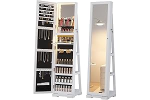 jajov Espejo con Almacenamiento LED