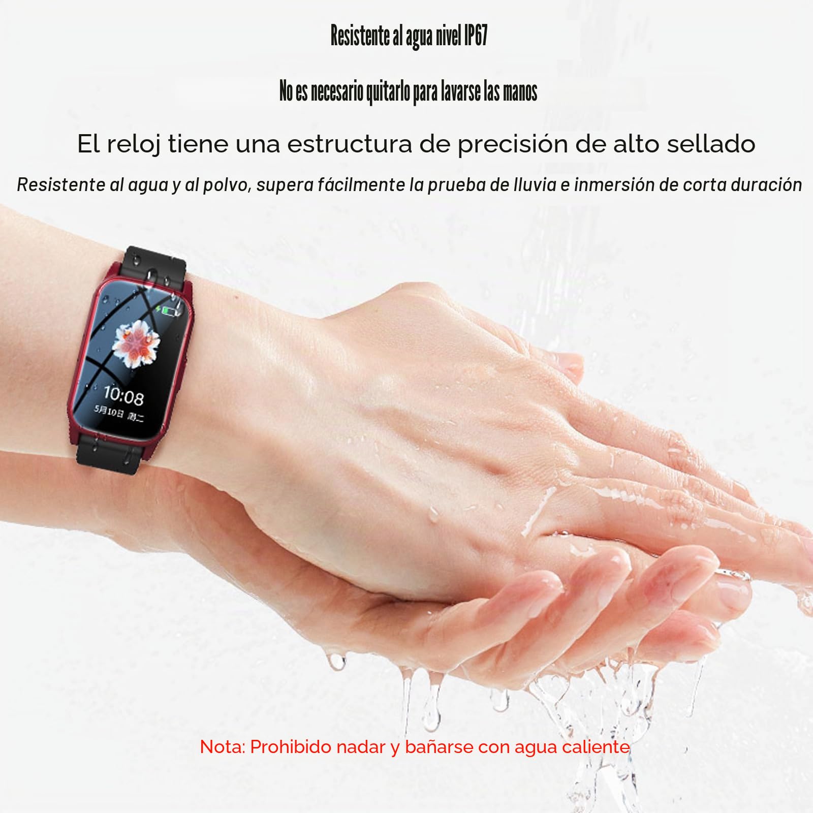 Reloj Localizador GPS Ancianos Pulsera Avisador Personas Mayores Largo Alcance, Reloj Inteligente con Detección Caídas, SOS Smartwatch para Personas Mayores,Black