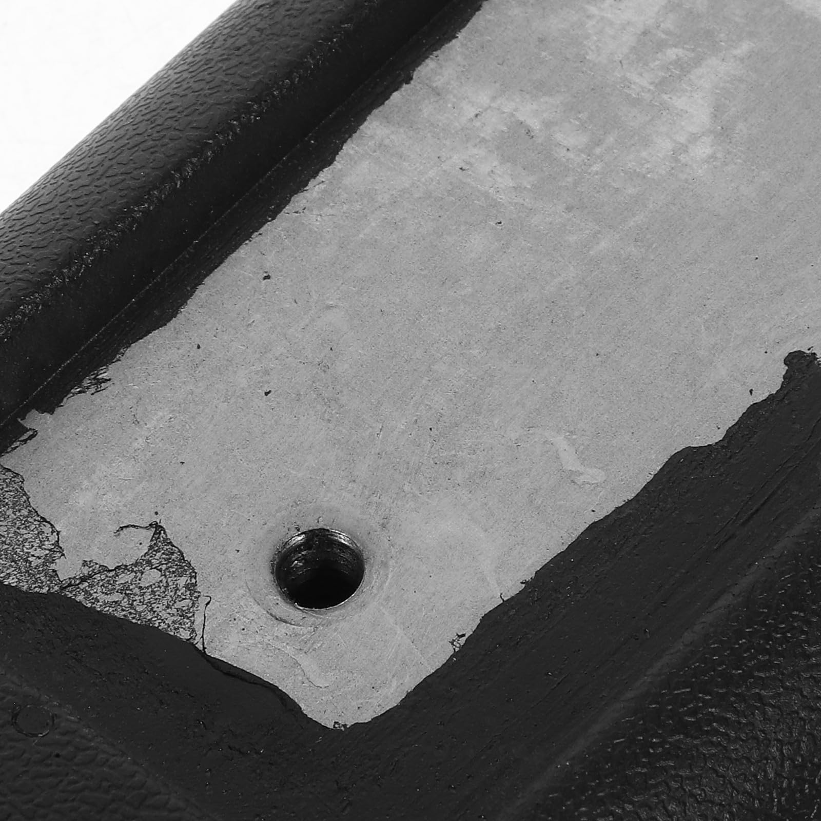 PACKOVE Almohadillas Diseño Clásico de Silla de Oficina para Reposabrazos en Poliuretano Negro, Cojines Cómodos de Repuesto para Trabajadores de Oficina