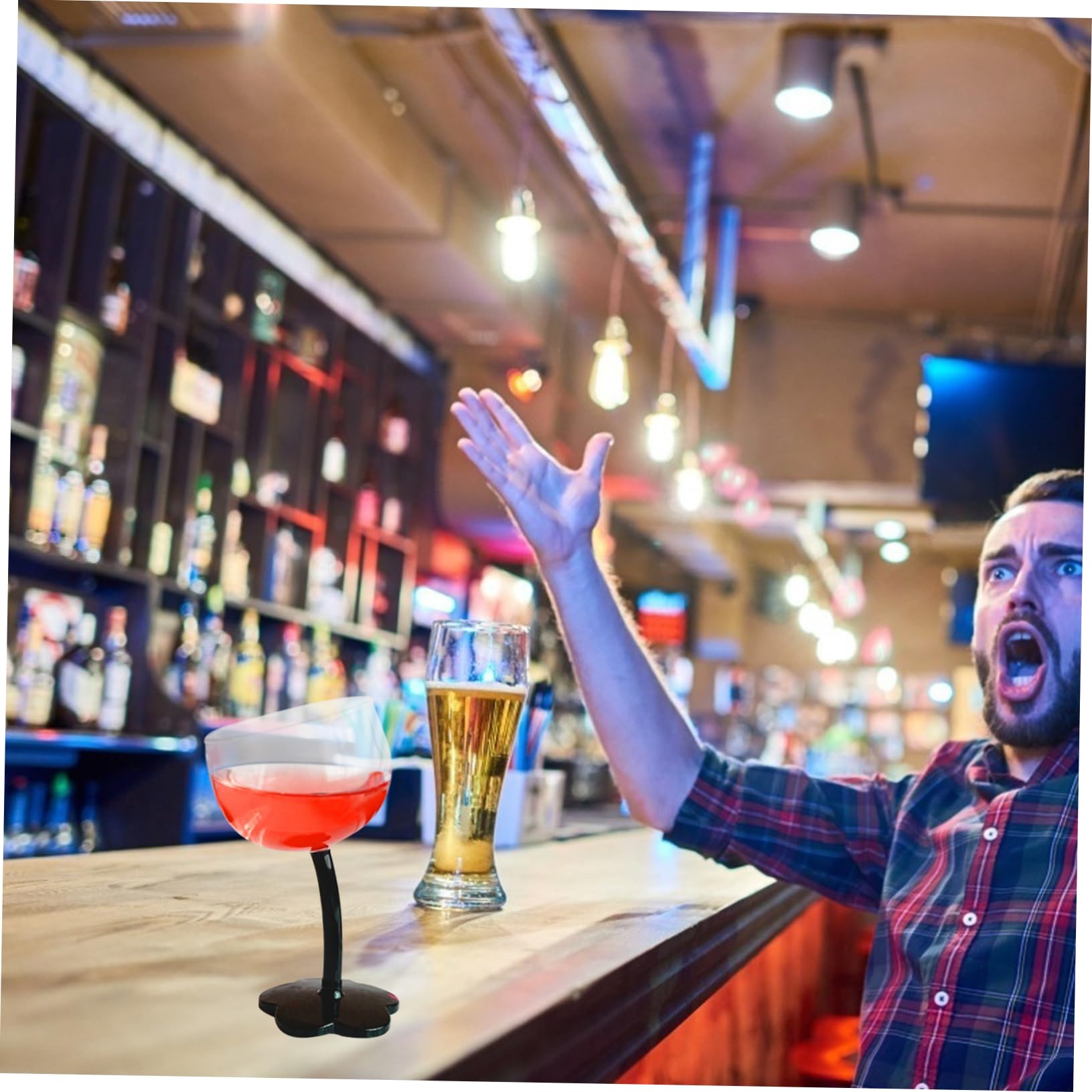 Garneck Wine Glass Christmas Stemware Wedding Party Cups Stem Drinking Glasses Stem Martini Glasses Clear Wine Goblets Cocktail Stem Glasses Wine Goblets Cocktail Glasses Black