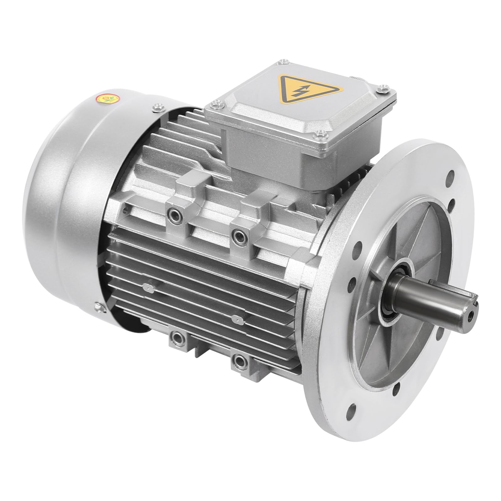 Motor asíncrono trifásico, 230/400 V, motor de alta velocidad, 1500 W, motor eléctrico S1, motor de bajo consumo 2850 RPM para maquinaria, industria, minería, máquinas herramientas