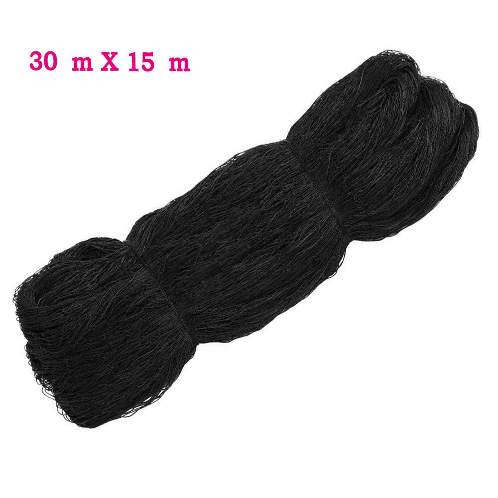 Siatka chroniąca przed ptakami, 30 x 15 m, siatka na liście, siatka na staw o drobnych oczkach (5 cm x 5 cm), siatka ogrodowa, na drzewo owocowe, siatka basenowa