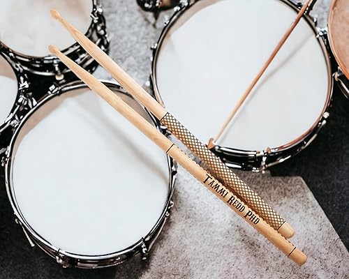 Miniatura 3 de Vital Signs - Baquetas 5A grabadas personalizadas con punta de madera de nogal para batería con nombre o texto, 1 par de baquetas de madera, regalo