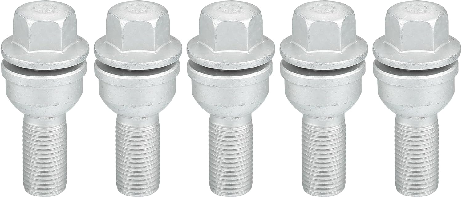 ACROPIX M14x1.5 Wheel Lug Bolts Nuts Hub Assembly Wheel Stud Fit for Audi A8 Quattro 2011-2020 No.8R0601295 - Pack of 5