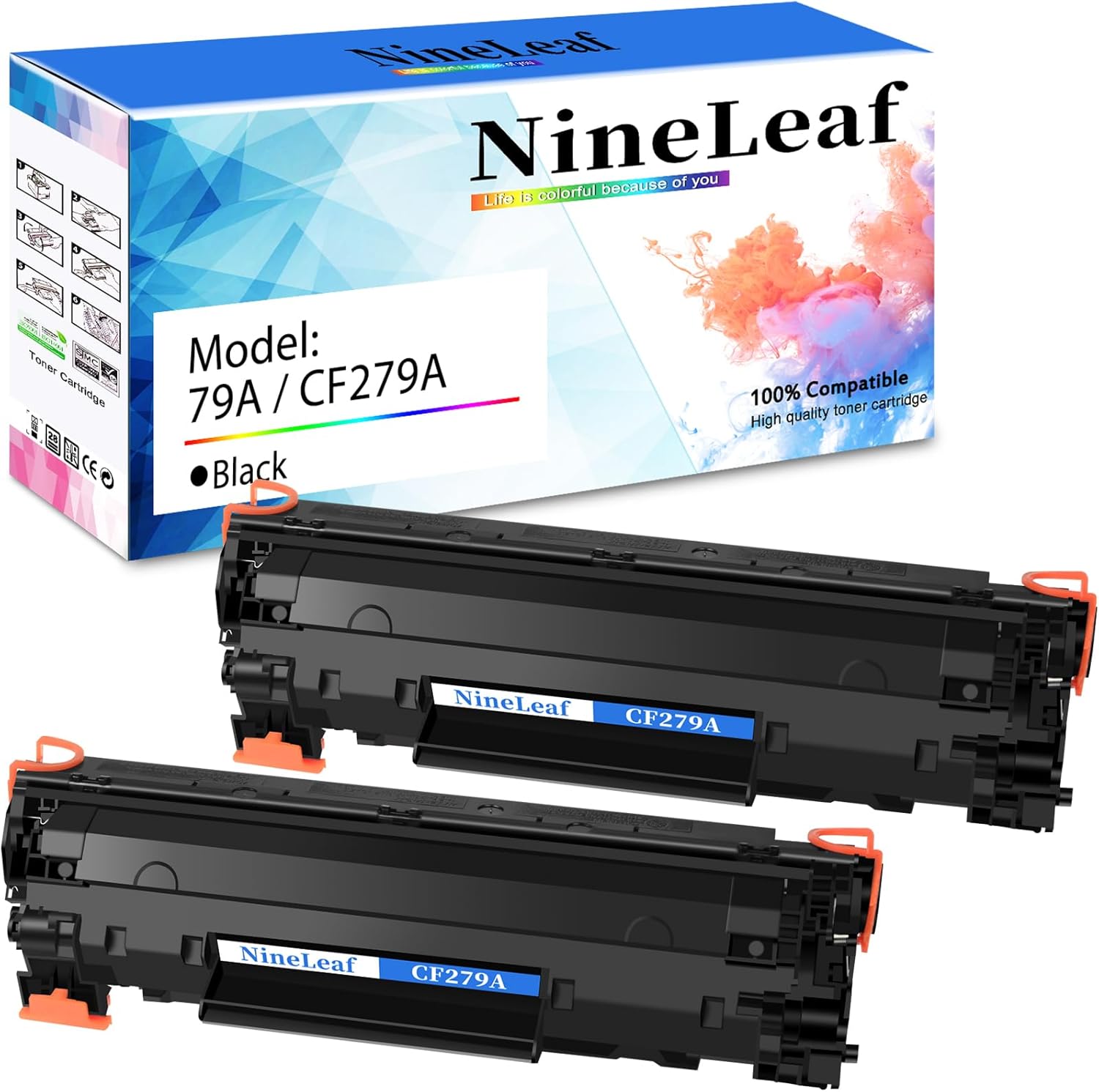 NineLeaf Cartucho de tóner de repuesto compatible para HP 79A CF279A para usar en impresoras Laser Jet Pro MFP M26nw M12w M12a MFP M26a MFP M26w