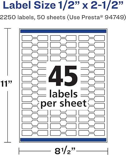 Miniatura 10 de Avery Etiquetas impermeables duraderas con alimentación segura 05 x 25 pulgadas 1125 etiquetas impermeables resistentes al aceite y al desgarro