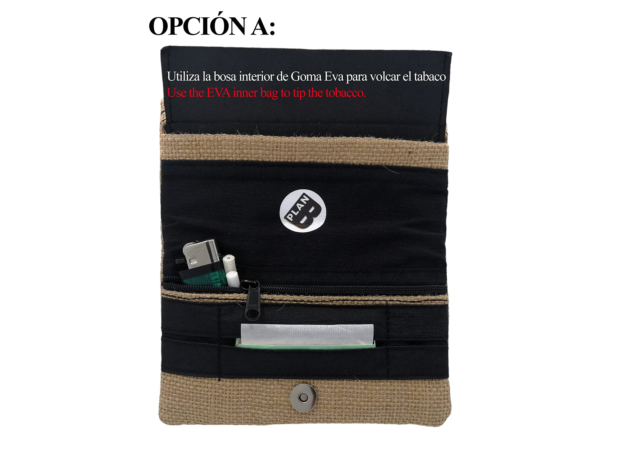 Portatabacco Yolo Militare Con Borsa In Gomma EVA - 16x8.5cm, 50g, Verde - Foto 4