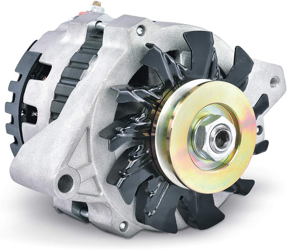 PFM Alternator, CS130, 160 amp, 12V, 1-Wire, Single V-Belt Pulley, Straight Mount, Natural, GM, Each (66430.16N)
