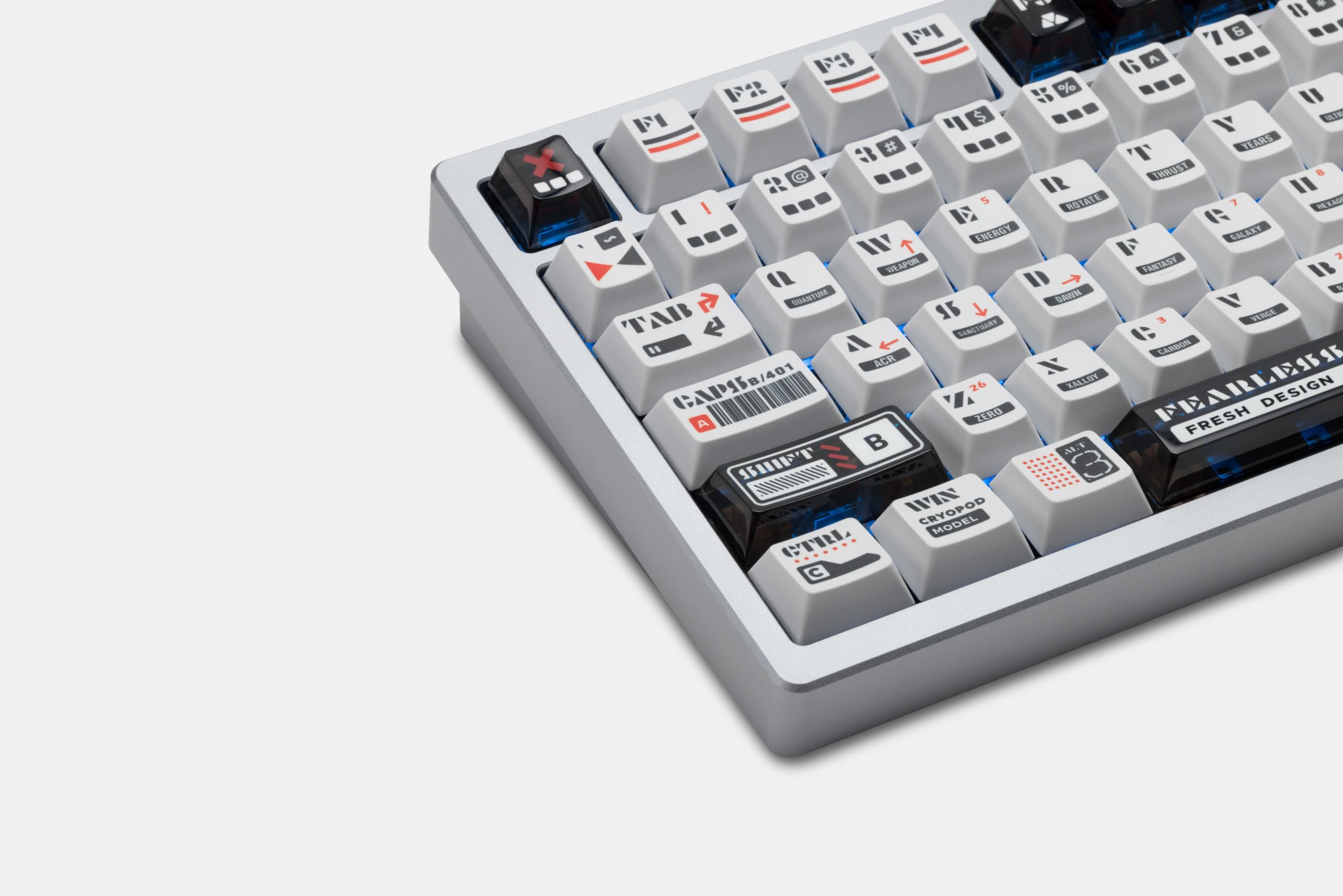Rainy 75 RT PRO Gray キーキャップセット Rainy 75 RT PRO Gray キーキャップセット WOBKEY Rainy75 RT