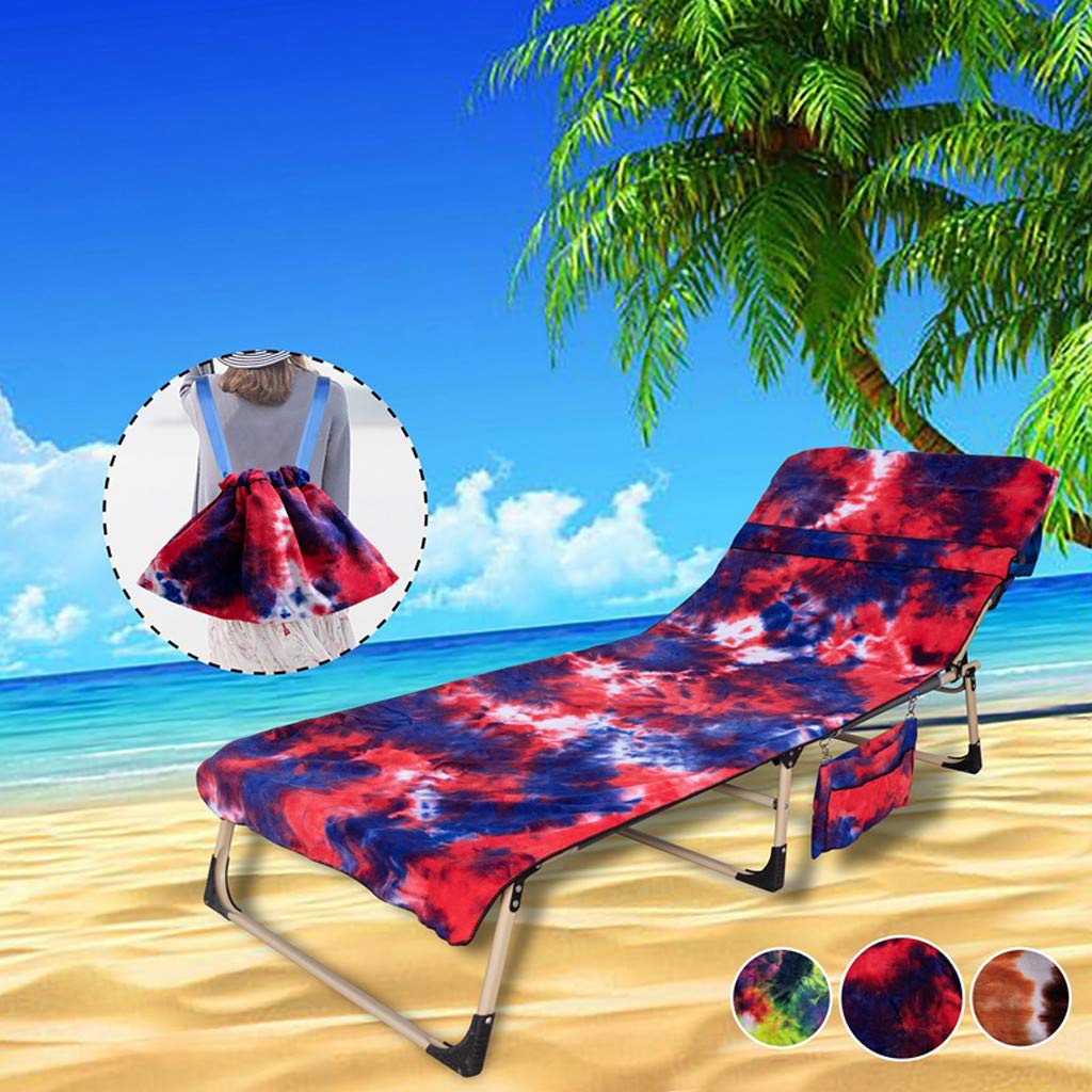 tie dye beach chair