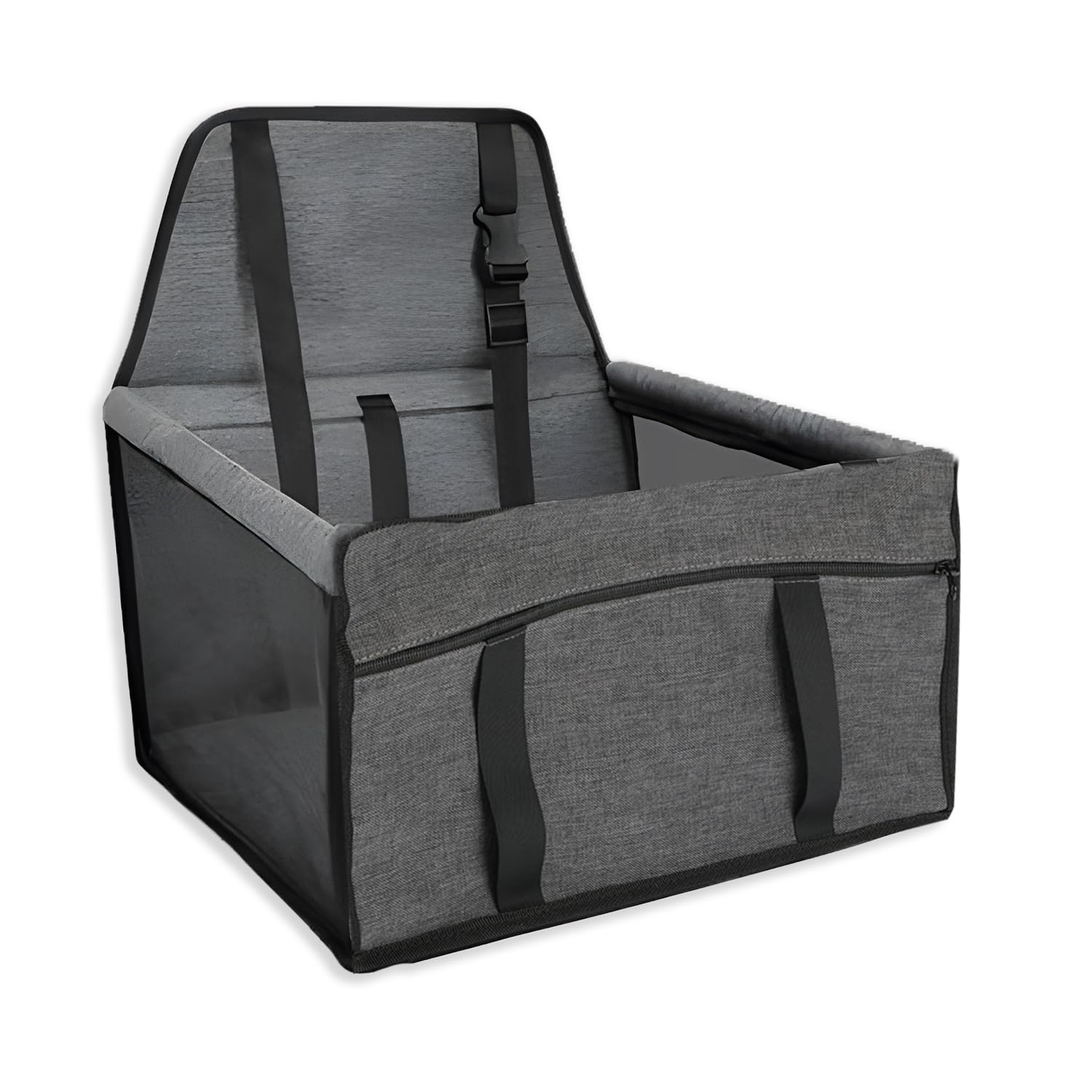 Wintem Transport pour Chien de Voiture pour Petite Taille (jusqu'à 5 kg) – Siège Auto pour Chien 28 x 39 x 39 cm avec Laisse de sécurité intérieure – Tissu Oxford imperméable et Respirant – Facile à