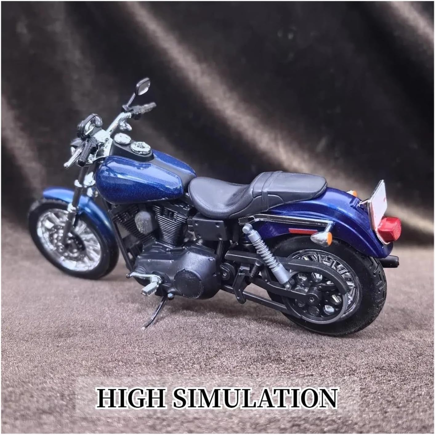 HASCBUYC 1:12 Compatible with HD 2004 DYNA Super Glide Sport, Mini Motorcycle Model, Miniature Vehicle