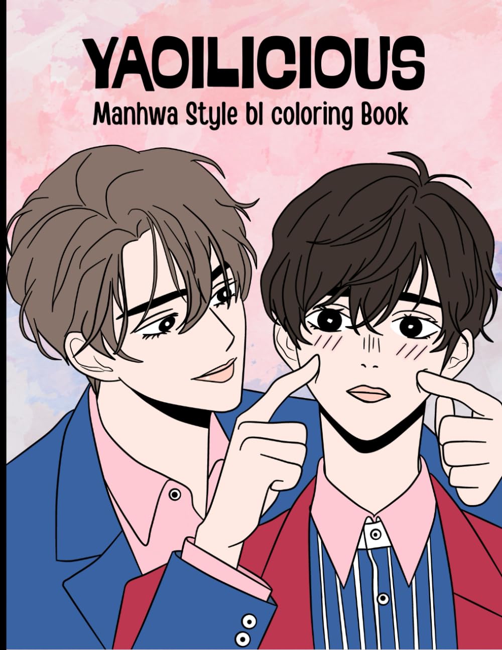 Kawaii Bl Yaoi couple coloring book: Cute shounen ai boys' love anime and manhwa style illustrations