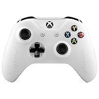 Vista 2 de eXtremeRate Soft Anti-Slip Silicone Case Cover Thumb Stick Grip Caps Protector Skins for Xbox One X S Controller - Semi-Transparent Clear